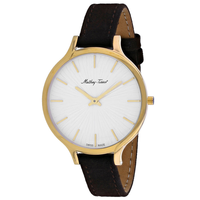 Mathey Tissot Women's Classic White Dial Watch - D865PYI