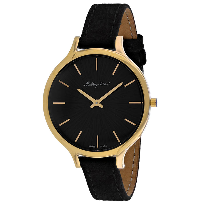 Mathey Tissot Women's Classic Black Dial Watch - D865PYN