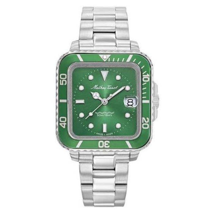 Mathey Tissot Men's Vintage Green Dial Watch - D902QAV