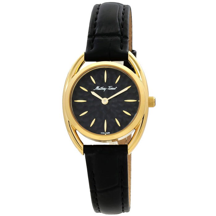 Mathey Tissot Women's Saphira Black Dial Watch - D933PLYN