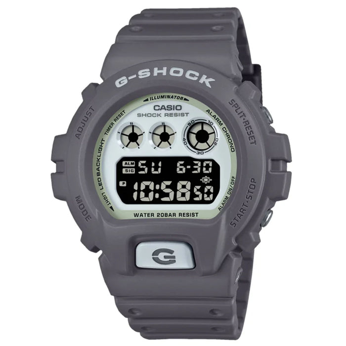 Casio Men's G-Shock 6900 Series White Dial Watch - DW6900HD-8