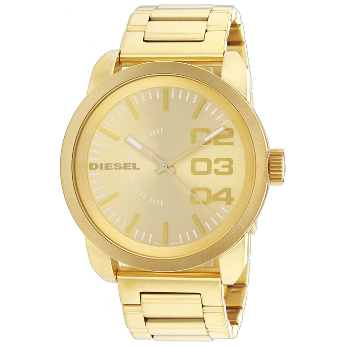 Diesel Men's Franchise Gold Dial Watch - DZ1466
