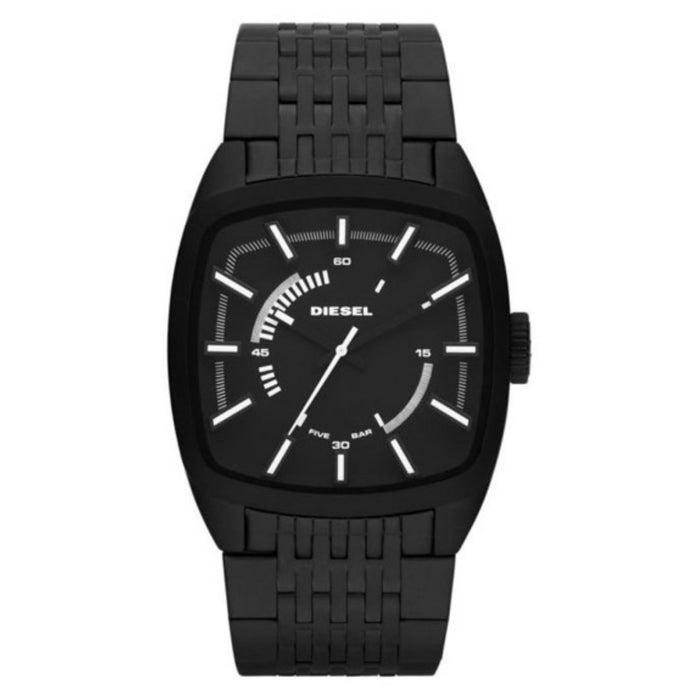 Diesel Men's Scalped Black Dial Watch - DZ1586