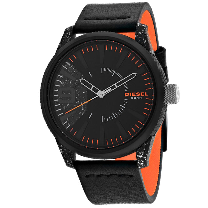 Diesel Men's Rasp Black Dial Watch - DZ1845