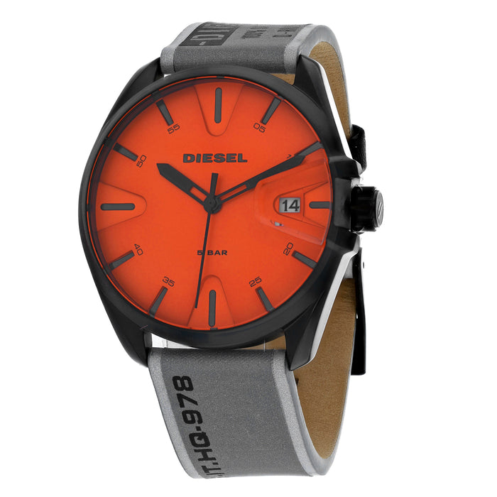 Diesel Men's MS9 Orange Dial Watch - DZ1931