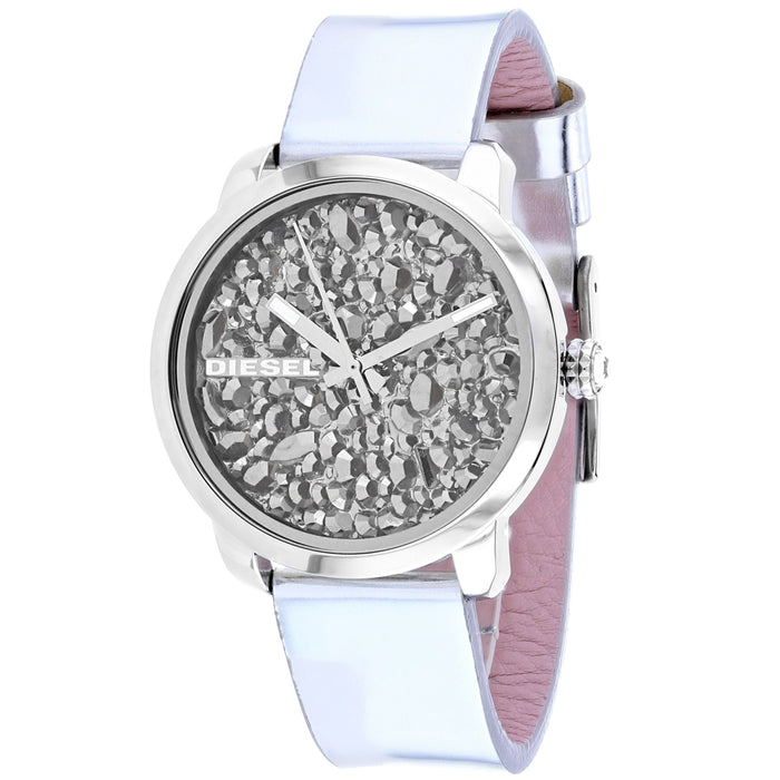 Diesel Women's Flare Rocks Silver Dial Watch - DZ5582