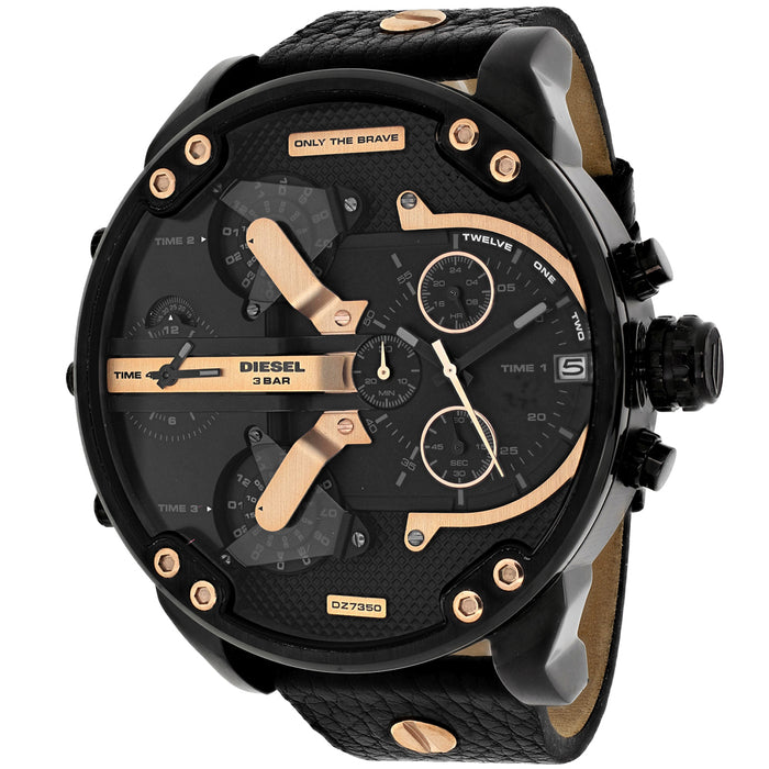 Diesel Men's Mr.Daddy 2.0 Black Dial Watch - DZ7350