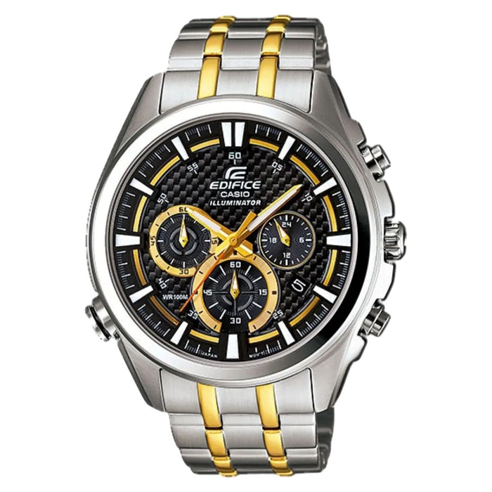 Casio Men's Edifice Black Dial Watch - EFR-537SG-1A