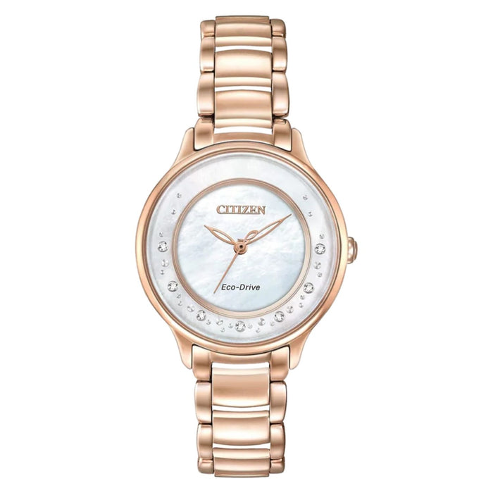 Citizen Women's Time White Dial Watch - EM0382-86D