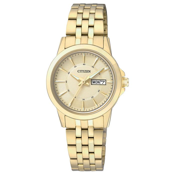 Citizen Women's Classic Gold Dial Watch - EQ0603-59P
