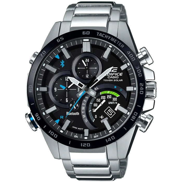 Casio Men's Edifice Black Dial Watch - EQB501XDB-1A