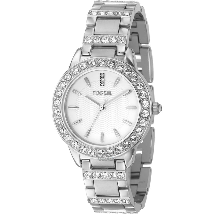 Fossil Women's Dress Silver Dial Watch - ES2362