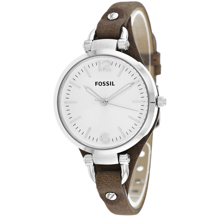 Fossil Women's Georgia Silver Dial Watch - ES3060