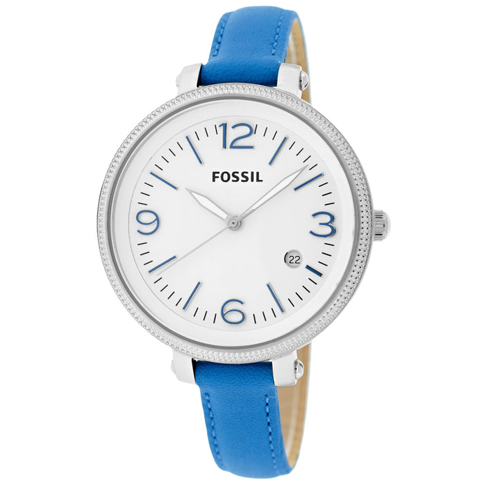 Fossil Women's Heather White Dial Watch - ES3279
