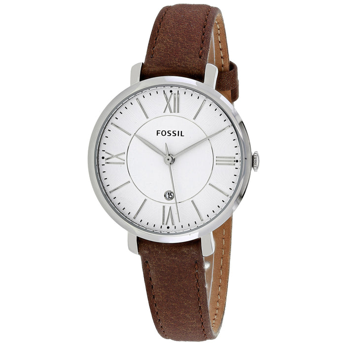 Fossil Women's Jacqueline White Dial Watch - ES3708