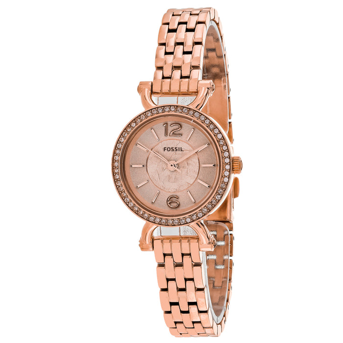 Fossil Women's Cordell Rose gold Dial Watch - ES3894