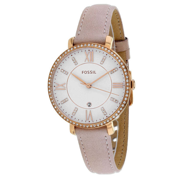 Fossil Women's Jacqueline White Dial Watch - ES4303