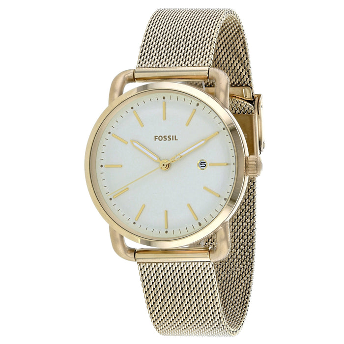 Fossil Women's Commuter Yellow Dial Watch - ES4332