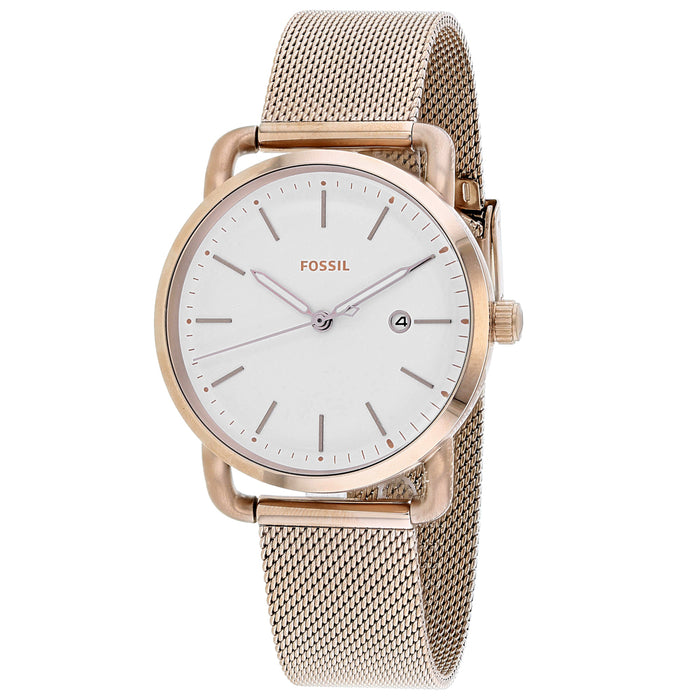 Fossil Women's Commuter White Dial Watch - ES4349