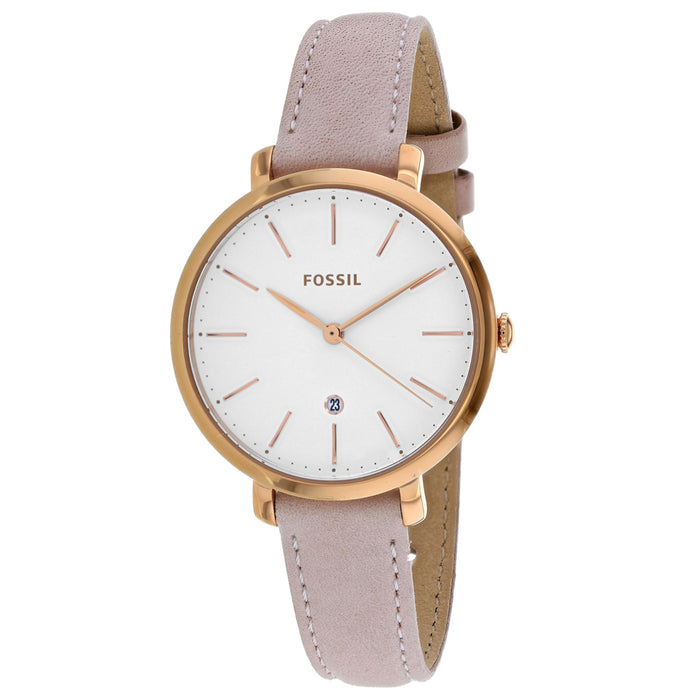 Fossil Women's Jacqueline White Dial Watch - ES4369