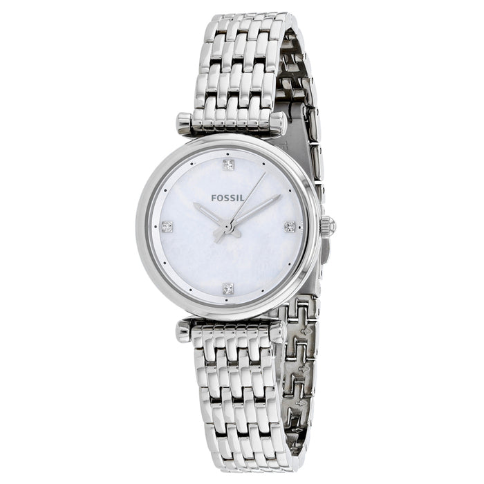 Fossil Women's Carlie Mother of Pearl Dial Watch - ES4430