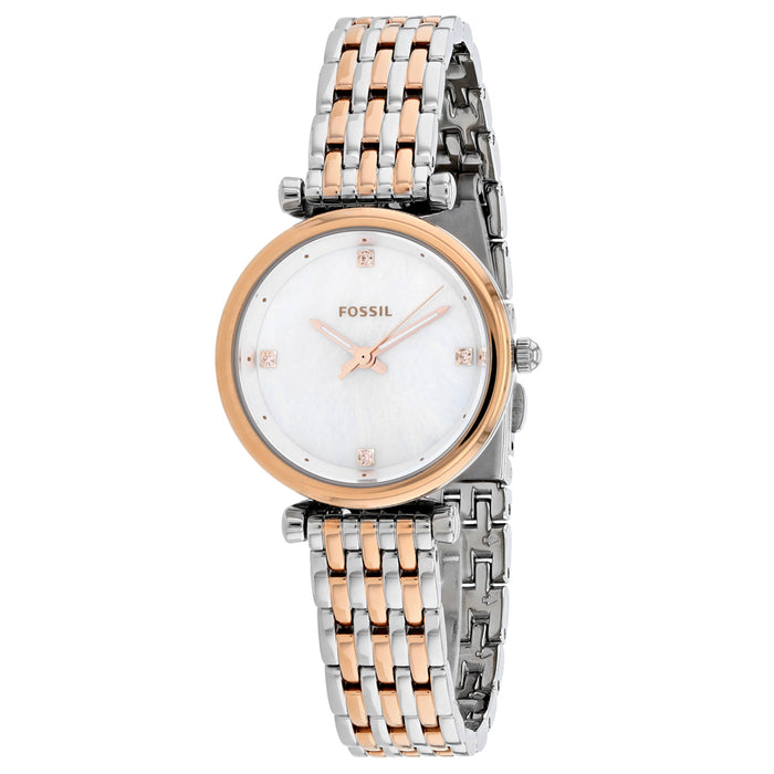 Fossil Women's Carlie Mother of Pearl Dial Watch - ES4431