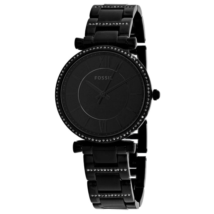 Fossil Women's Carlie Black Dial Watch - ES4488