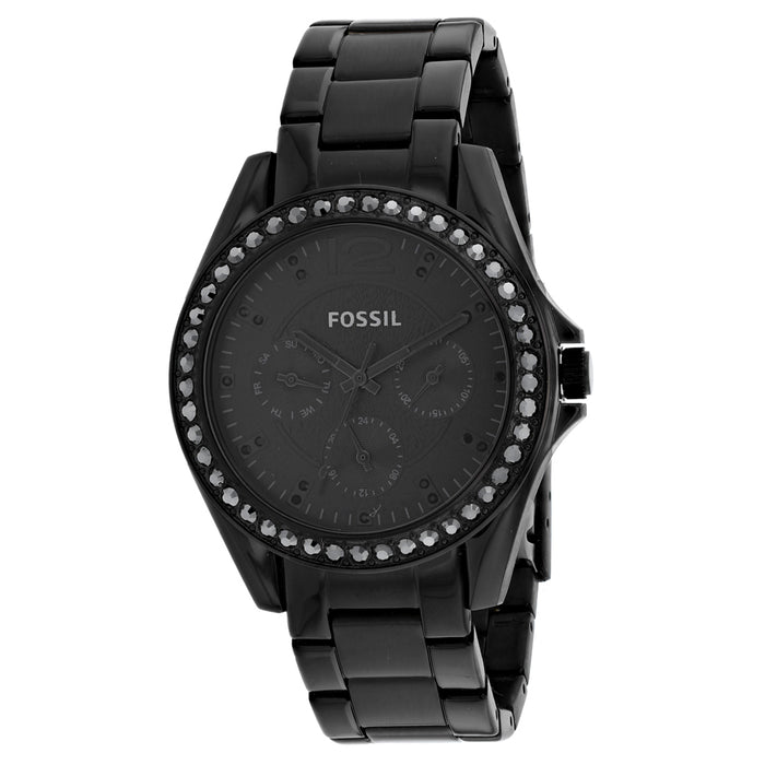 Fossil Women's Riley Black Dial Watch - ES4519