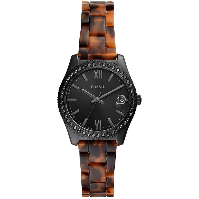 Fossil Women's Scarlette Black Dial Watch - ES4638
