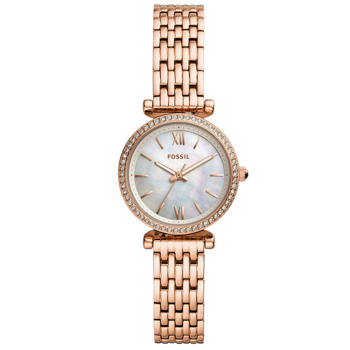 Fossil Women's Carlie Mini Mother of pearl Dial Watch - ES4648