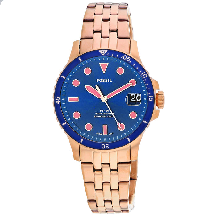 Fossil Women's FB-01 Blue Dial Watch - ES4767