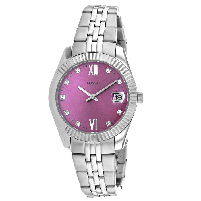 Fossil Women's Scarlette Purple Dial Watch - ES4905