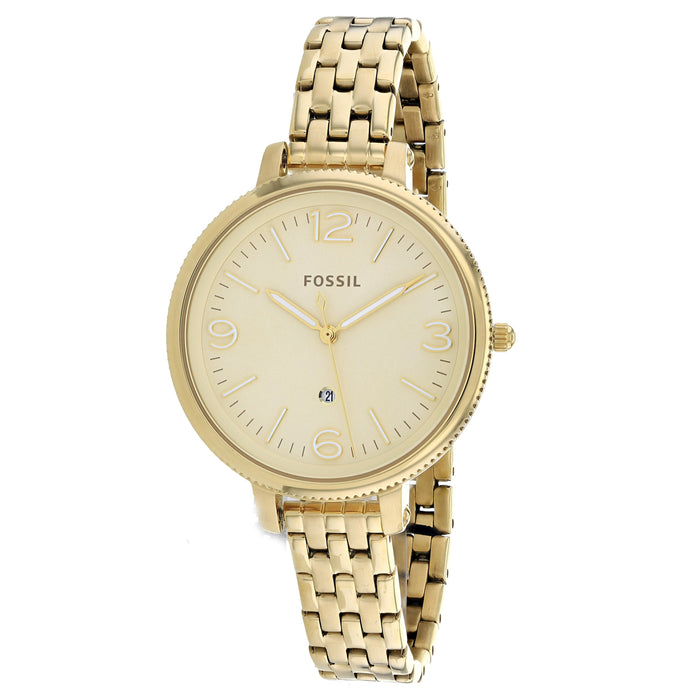 Fossil Women's Monroe Gold Dial Watch - ES4945