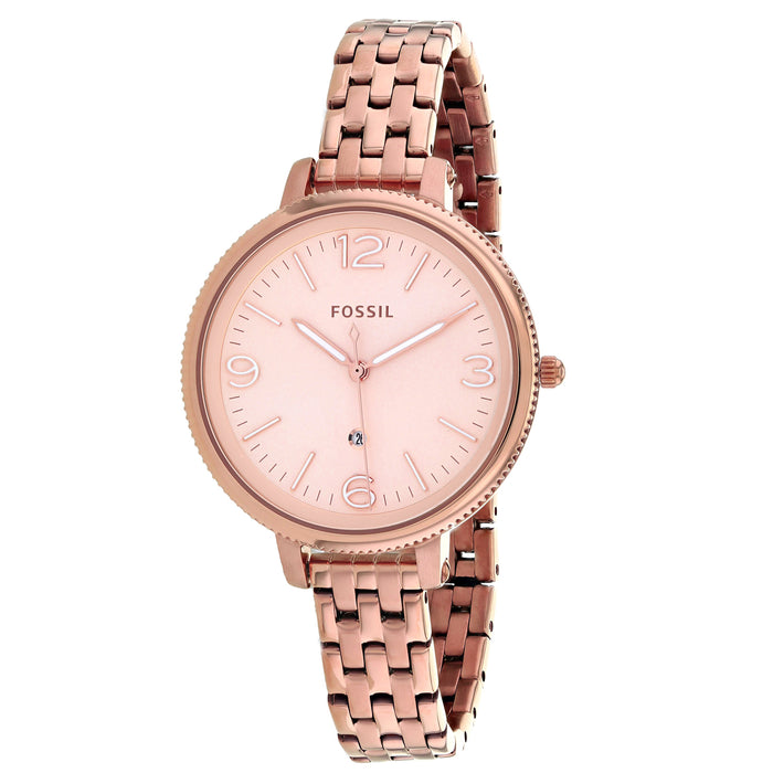 Fossil Women's Monroe Rose gold Dial Watch - ES4946