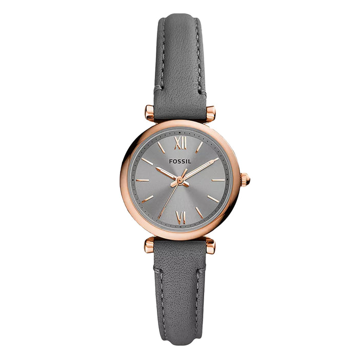 Fossil Women's Carlie Mini Grey Dial Watch - ES5068