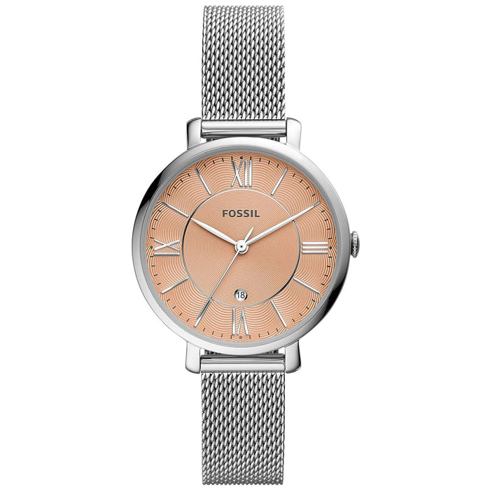 Fossil Women's Jacqueline Pink Dial Watch