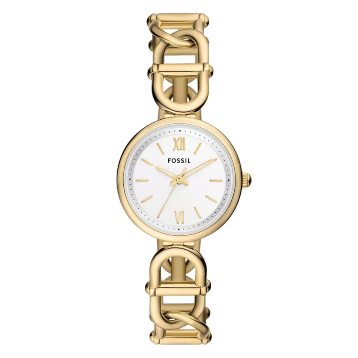 Fossil Women's Carlie White Dial Watch - ES5272