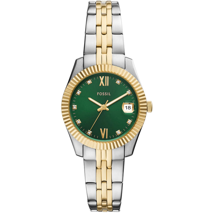 Fossil Women's Scarlette Green Dial Watch - ES5388