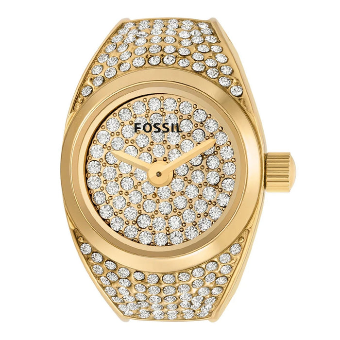 Fossil Women's Reloj De Anillo Gold Dial Watch - ES5392