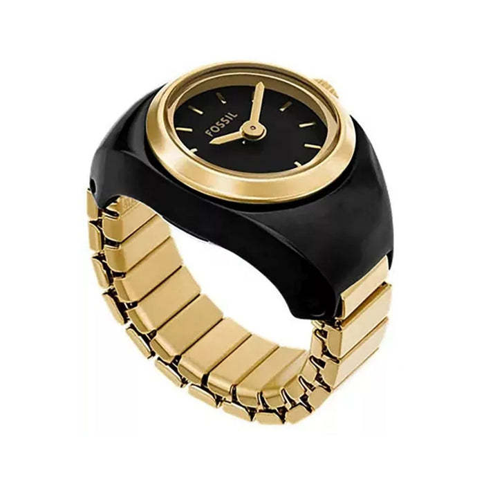 Fossil Women's Watch Ring Black Dial Watch - ES5413