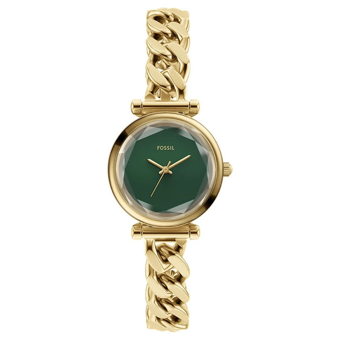 Fossil Women's Carlie Green Dial Watch - ES5441