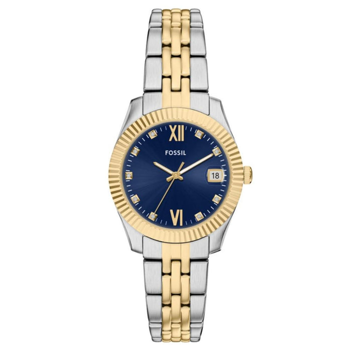 Fossil Women's Scarlette Blue Dial Watch - ES5443