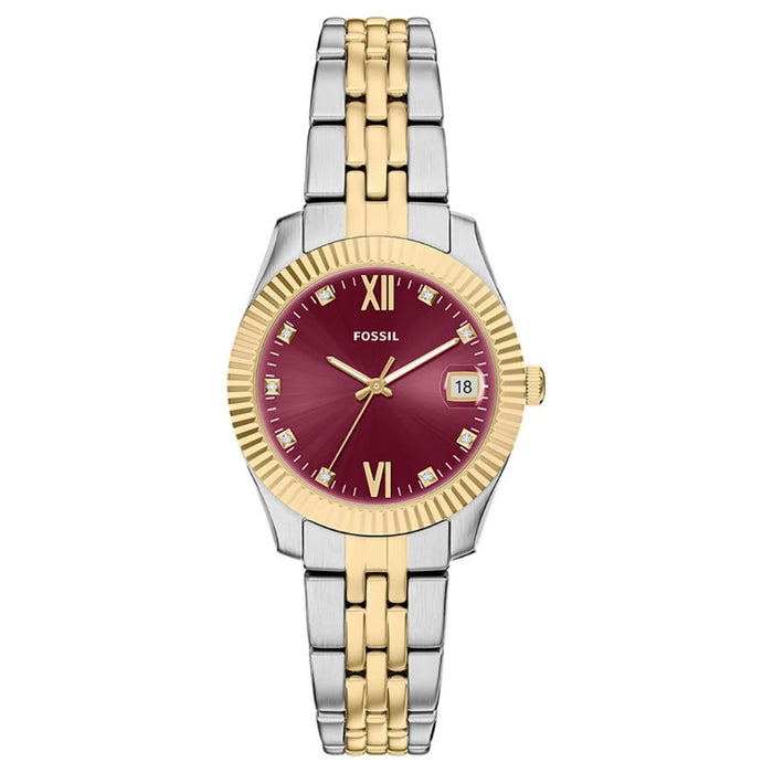 Fossil Women's Scarlette Red Dial Watch - ES5461