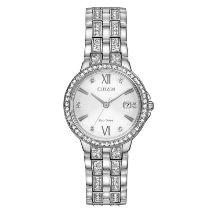 Citizen Women's Silhouette  White Dial Watch - EW2341-63A