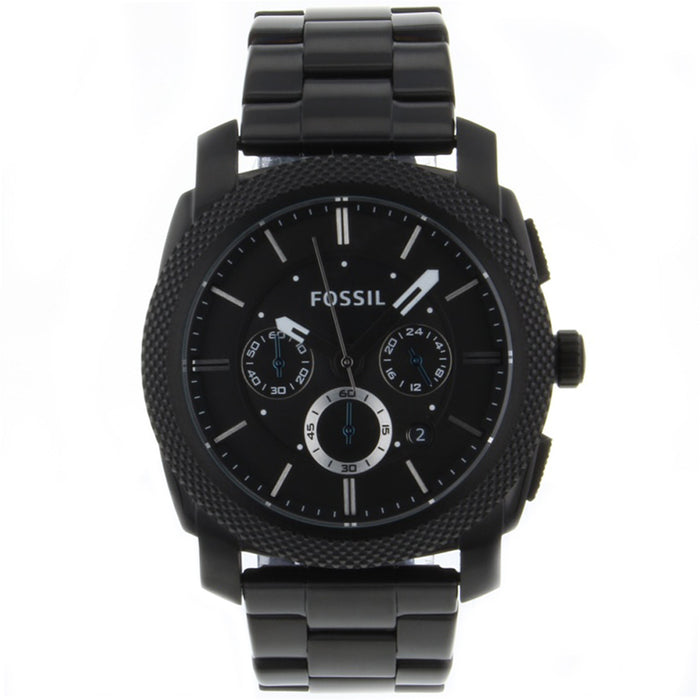 Fossil Men's Machine Black Dial Watch - FS4552