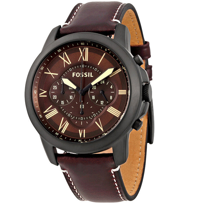 Fossil Men's Grant Brown Dial Watch - FS5088