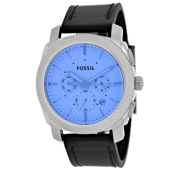 Fossil Men's Machine Blue Dial Watch - FS5160