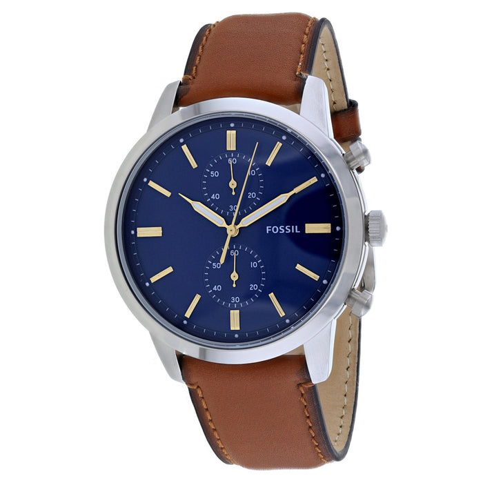 Fossil Men's Townsman Blue Dial Watch - FS5279