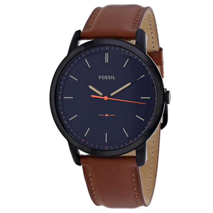 Fossil Men's Minimalist Black Dial Watch - FS5305
