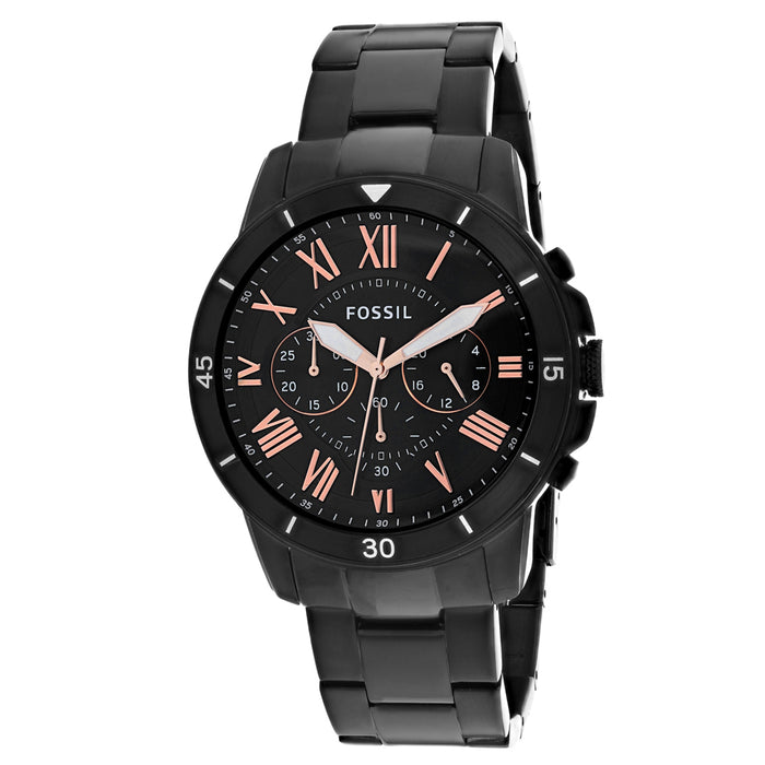 Fossil Men's Grant Sport Black Dial Watch - FS5374